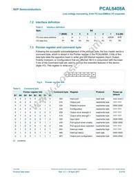 PCAL6408AEXX Datasheet Page 9