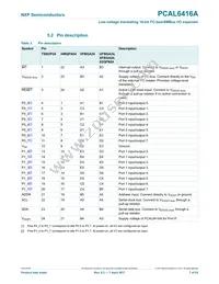 PCAL6416AEX1Z Datasheet Page 7