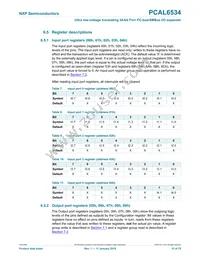 PCAL6534EVJ Datasheet Page 15