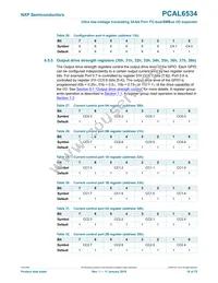 PCAL6534EVJ Datasheet Page 18