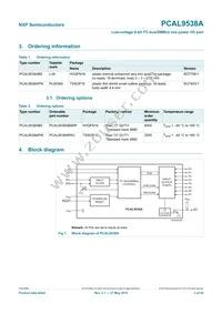 PCAL9538ABS Datasheet Page 3