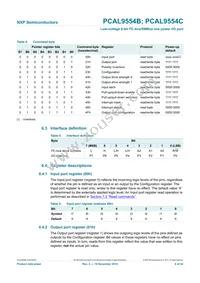 PCAL9554CBS Datasheet Page 6