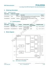 PCAL9555AHF Datasheet Page 3