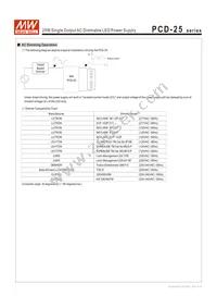 PCD-25-1400A Datasheet Page 4