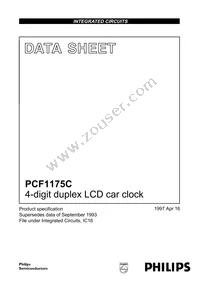 PCF1175CT/F2 Datasheet Cover