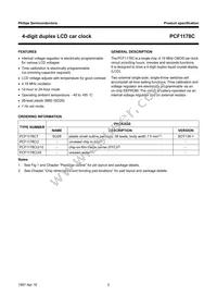 PCF1178CT Datasheet Page 2