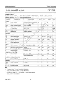 PCF1178CT Datasheet Page 10