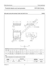 PCF1252-6T/F4 Datasheet Page 11