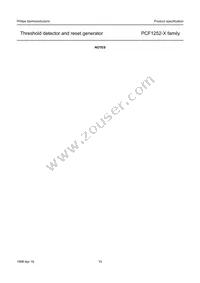 PCF1252-6T/F4 Datasheet Page 15