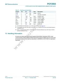 PCF2003DUS/DAAZ Datasheet Page 20