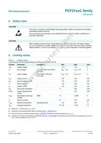 PCF2112CT/1 Datasheet Page 9