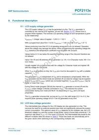 PCF2113AU/10/F4 Datasheet Page 10