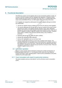 PCF2123BS/1 Datasheet Page 6