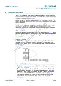 PCF2127AT/1 Datasheet Page 6