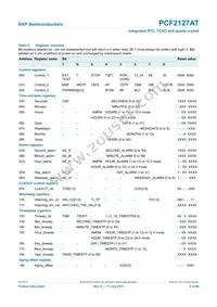PCF2127AT/1 Datasheet Page 8