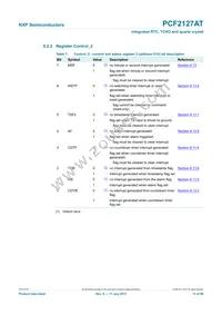 PCF2127AT/1 Datasheet Page 11