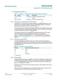 PCF2127AT/1 Datasheet Page 13