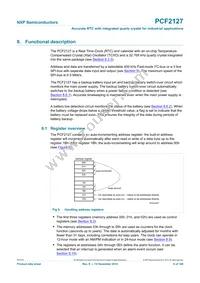 PCF2127AT/2Y Datasheet Page 6