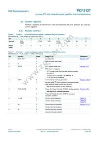 PCF2127AT/2Y Datasheet Page 10