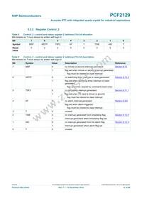 PCF2129AT/1 Datasheet Page 11