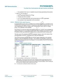 PCF85063BTL/1 Datasheet Page 14