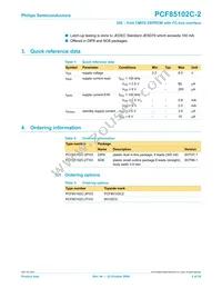 PCF85102C-2P/03 Datasheet Page 2