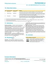 PCF85103C-2P/00 Datasheet Page 19