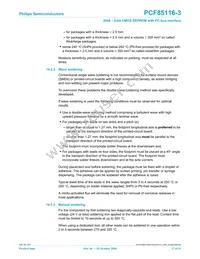 PCF85116-3P/01 Datasheet Page 17