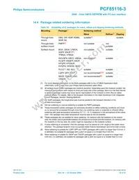 PCF85116-3P/01 Datasheet Page 18