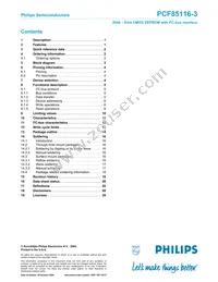 PCF85116-3P/01 Datasheet Page 21