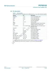 PCF85132U/2DA/1 Datasheet Page 5