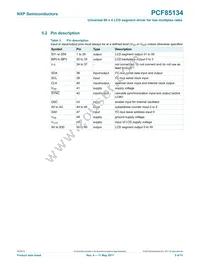 PCF85134HL/1 Datasheet Page 5