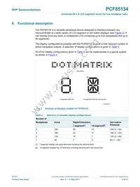 PCF85134HL/1 Datasheet Page 6