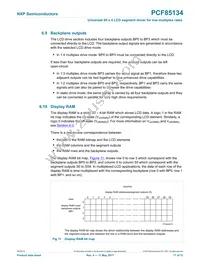 PCF85134HL/1 Datasheet Page 17