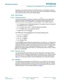 PCF85134HL/1 Datasheet Page 21