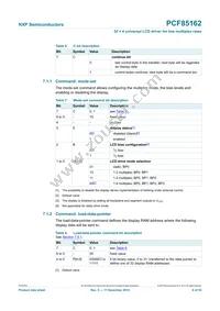 PCF85162T/1 Datasheet Page 6