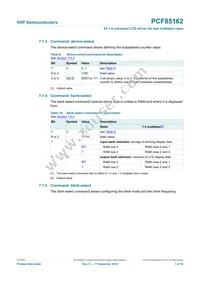 PCF85162T/1 Datasheet Page 7