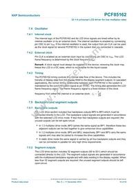 PCF85162T/1 Datasheet Page 19