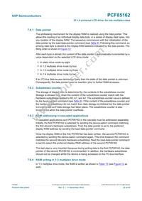 PCF85162T/1 Datasheet Page 22