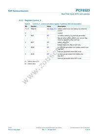 PCF8523TS/1 Datasheet Page 11