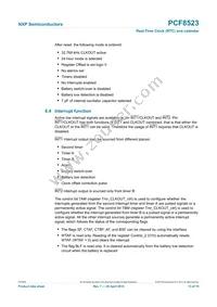 PCF8523TS/1 Datasheet Page 13
