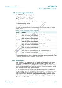 PCF8523TS/1 Datasheet Page 15