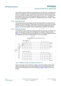 PCF8533U/2/F2 Datasheet Page 23