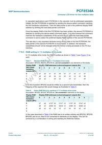 PCF8534AHL/1 Datasheet Page 21