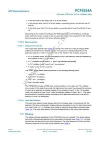 PCF8534AHL/1 Datasheet Page 22