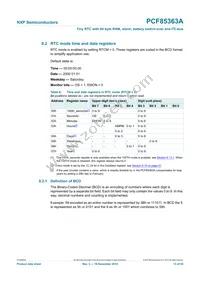 PCF85363ATT1/AJ Datasheet Page 13