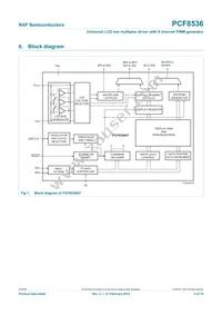 PCF8536AT/1 Datasheet Page 3