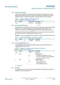 PCF8537AH/1 Datasheet Page 8