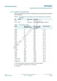 PCF8537AH/1 Datasheet Page 13