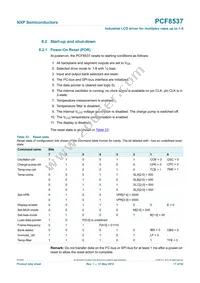 PCF8537AH/1 Datasheet Page 17